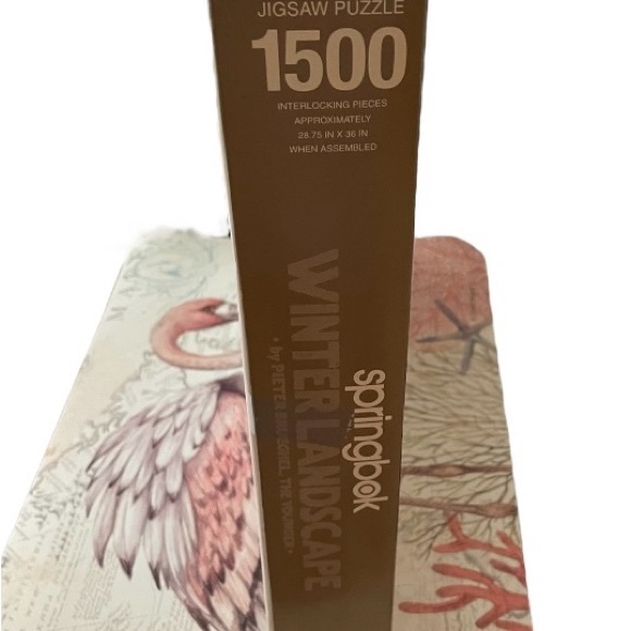 Puzzle, Winter Landscape, by Pieter Brueghel, The Younger, 1500 Pieces. - Picture 2 of 2